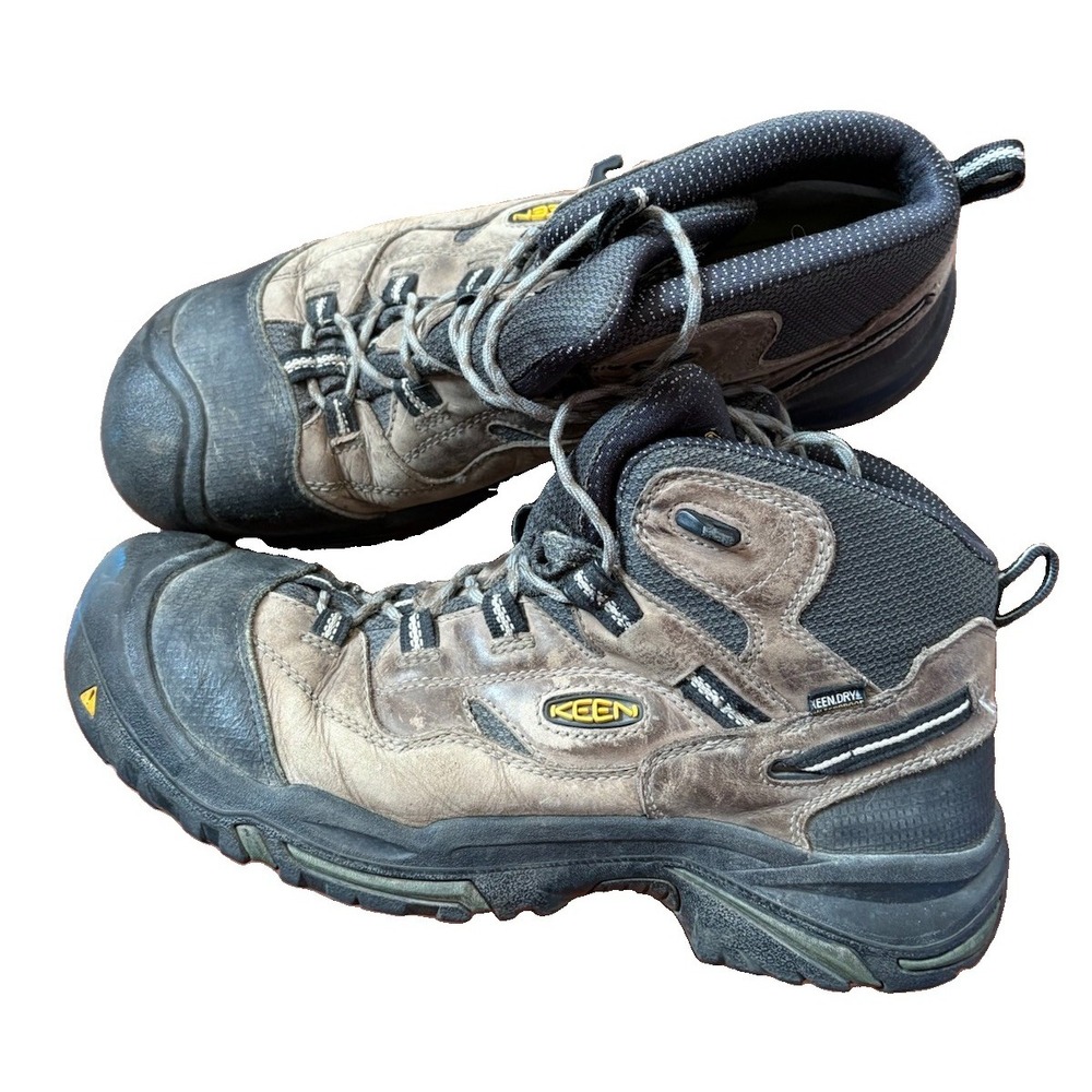 Keen Utility Men's Size 13D Work Boots Braddock Steel Toe WP Made in USA